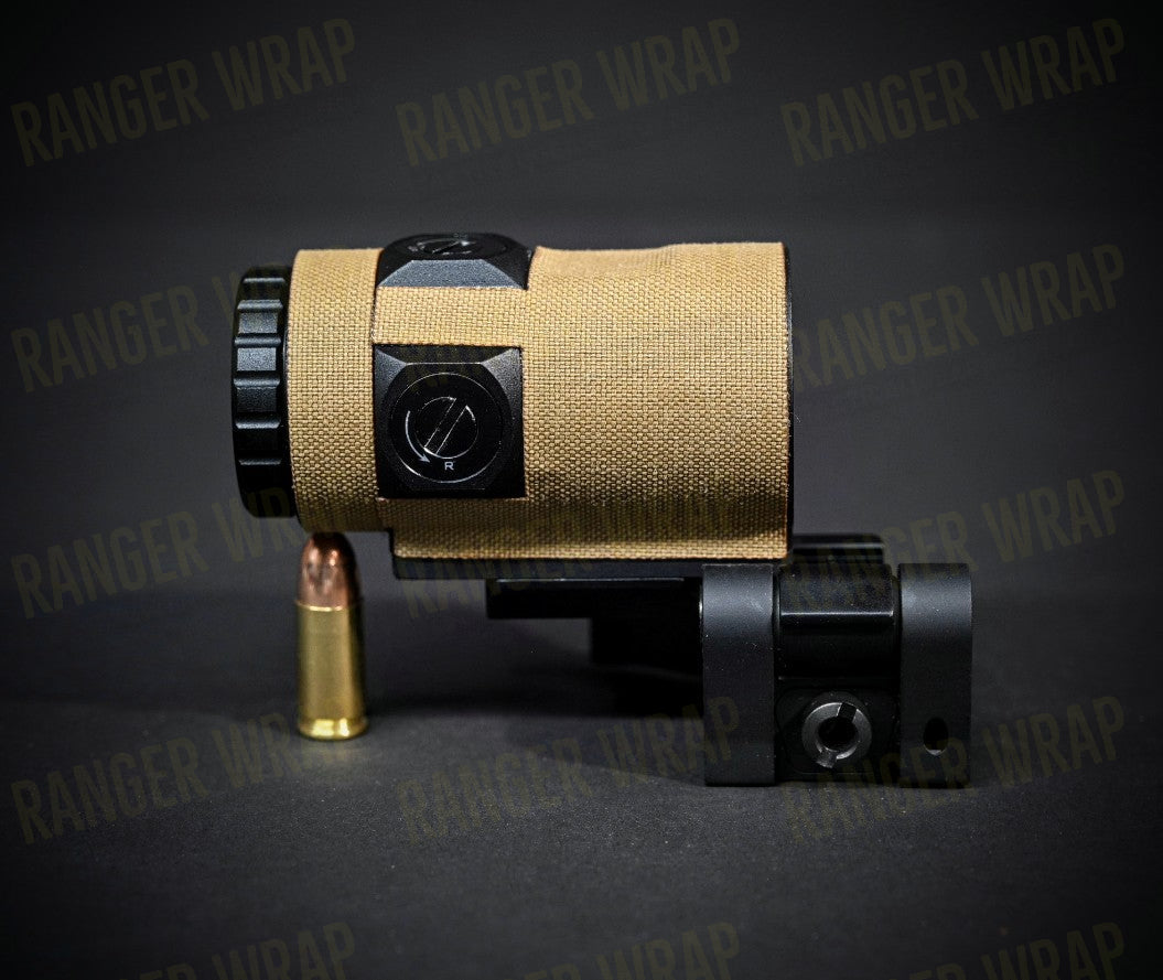 Trijicon 3X Magnifier - Optic Wrap in Cordura Fabric in Desert Tiger Stripe, alternate view 2