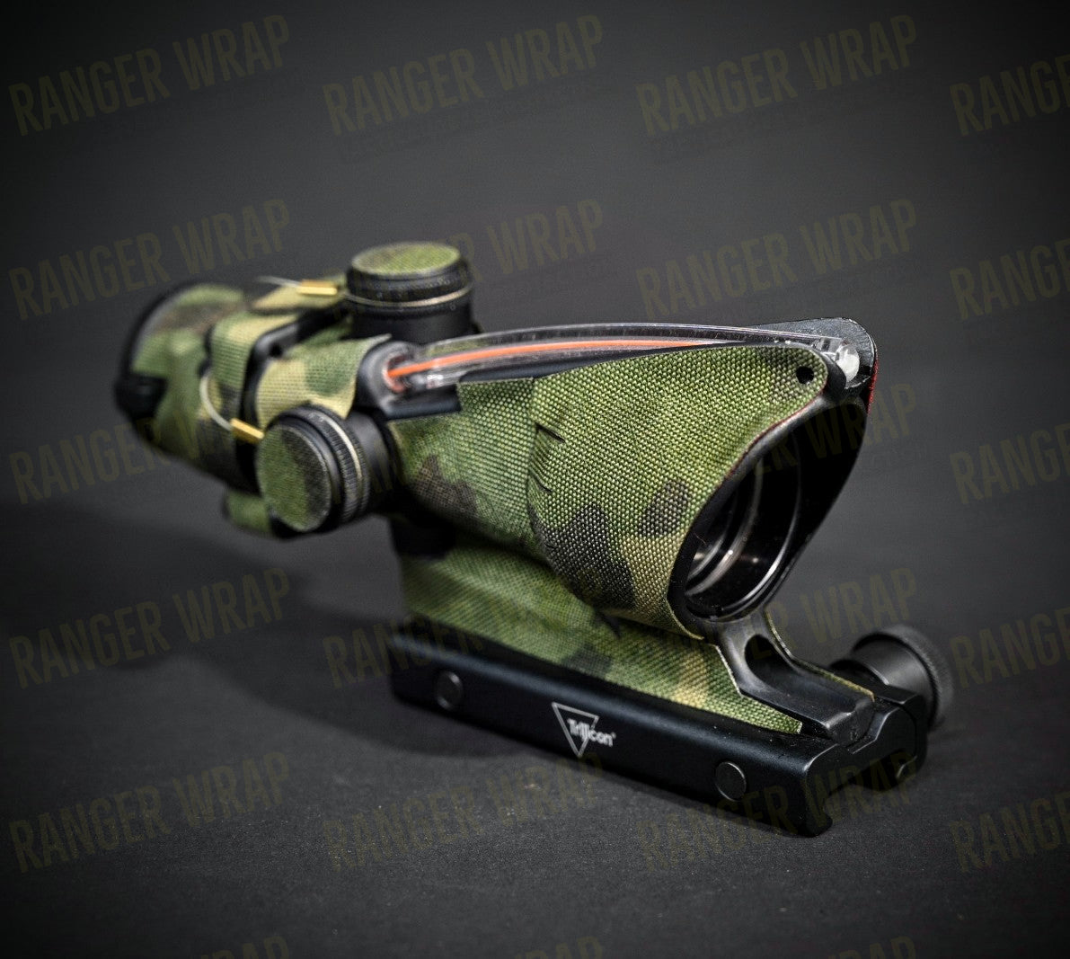 Trijicon ACOG TA31 - Optic Wrap in Cordura Fabric in Desert Tiger Stripe, alternate view 2
