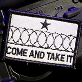 Come And Take It Texas Border Wall Barbed Wire - 2x3 Patch, alternate view 4