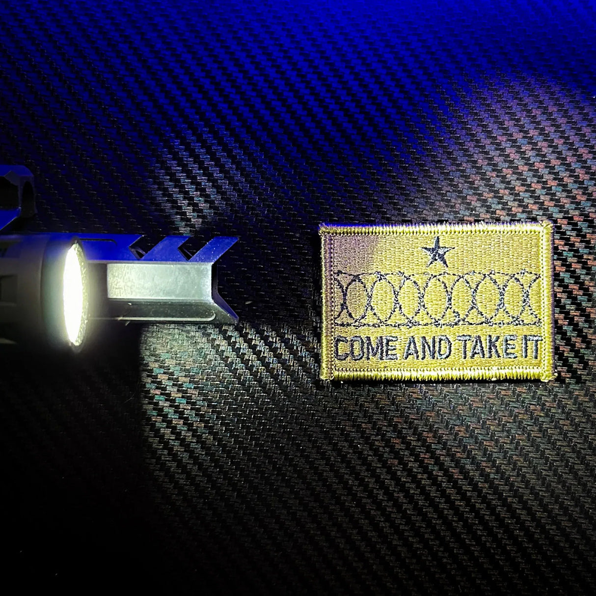 Come And Take It Texas Border Wall Barbed Wire - 2x3 Patch, alternate view 6