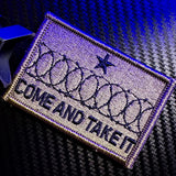 Come And Take It Texas Border Wall Barbed Wire - 2x3 Patch, alternate view 5