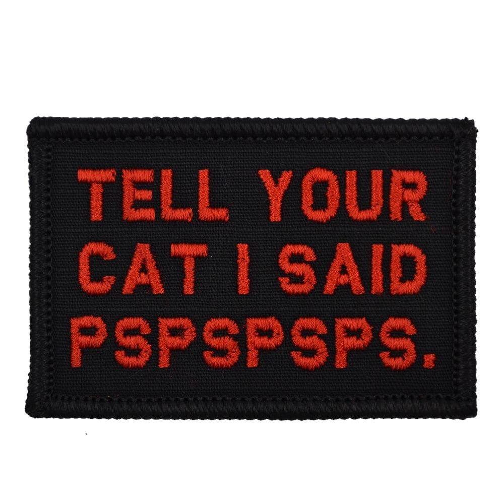 Tell Your Cat I Said - 2x3 Patch in Coyote Brown, alternate view 3