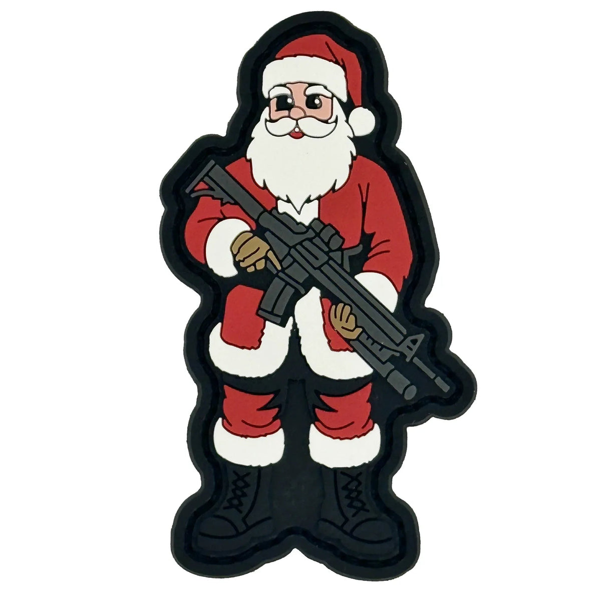Tactical Gear Junkie Tactical Santa 3 Inch PVC Patch, alternate view 2