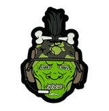 Tactical Gear Junkie Voodoo Shrunken Head PVC Patch, alternate view 2