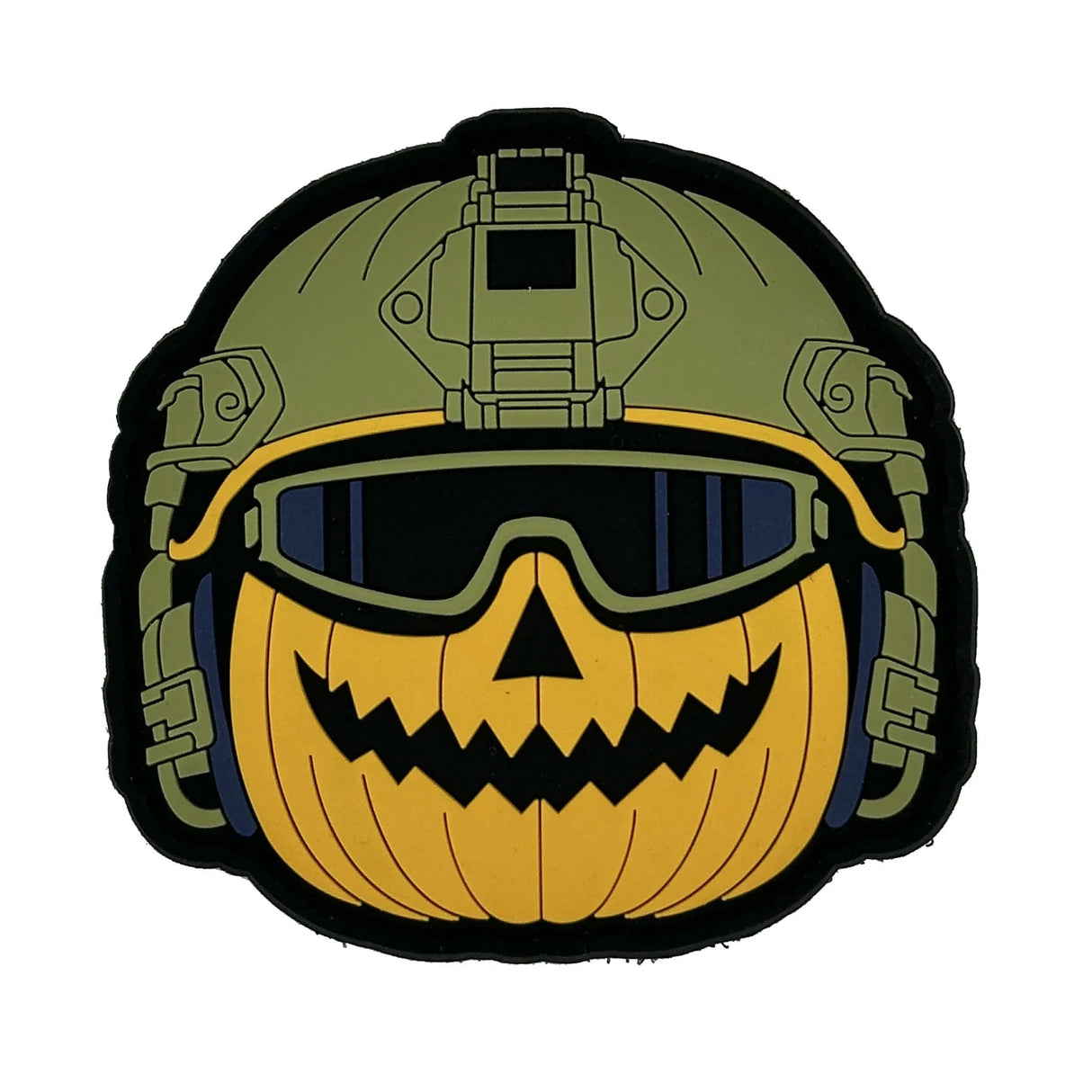 Jack - Pumpkin Helmet - 3" PVC Patch, alternate view 2