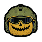 Jack - Pumpkin Helmet - 3" PVC Patch, alternate view 2