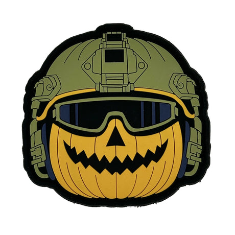 Jack - Pumpkin Helmet - 3" PVC Patch, alternate view 2