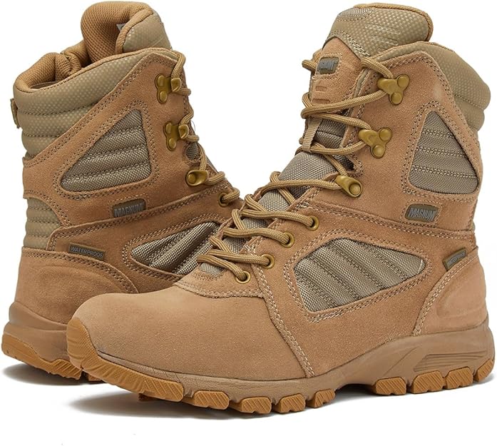 MAG STORM 8" Desert Military Tactical Boot SZ WP in Desert Tan, alternate view 6