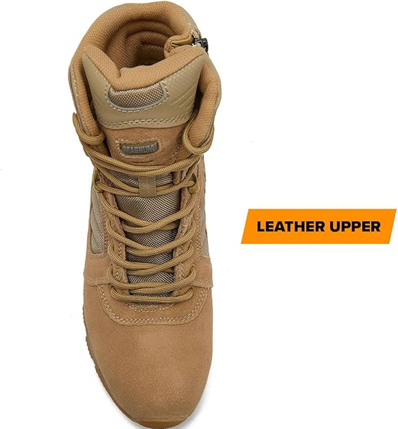 MAG STORM 8" Desert Military Tactical Boot SZ WP in Desert Tan, alternate view 4