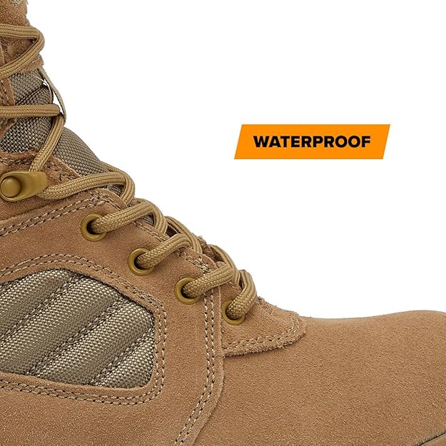 MAG STORM 8" Desert Military Tactical Boot SZ WP in Desert Tan, alternate view 2