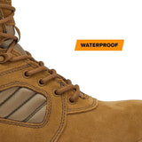 MAG SHIELD Suede Leather 8" Work Boot SZ WP in Coyote, alternate view 6