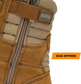 MAG SHIELD Suede Leather 8" Work Boot SZ WP in Coyote, alternate view 4