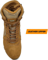 MAG SHIELD Suede Leather 8" Work Boot SZ WP in Coyote, alternate view 3