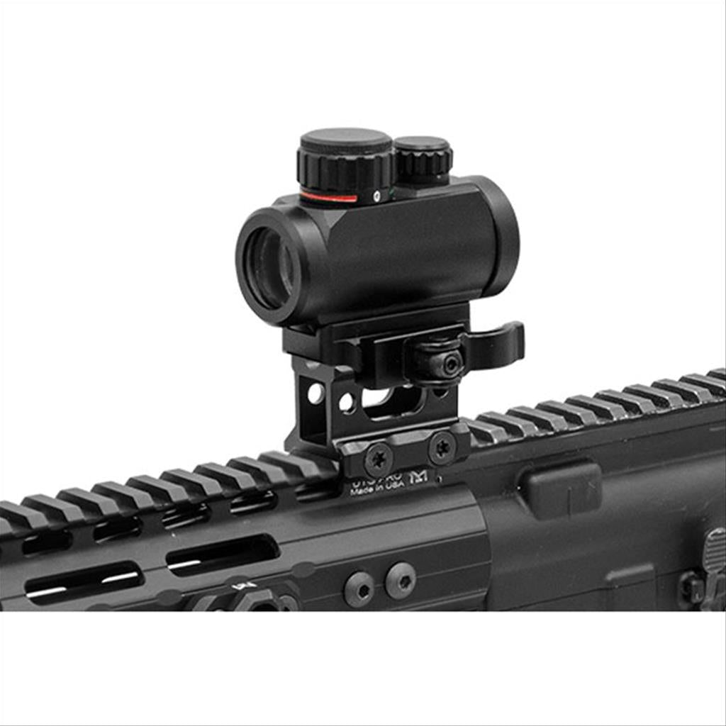 Super Slim Picatinny Riser Mount 1" High 3 Slots - HR Tactical Innovations