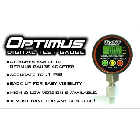 Optimus High Pressure Digital Testing Gauge - HR Tactical Innovations