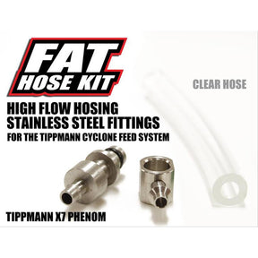 Fat Hose Kit for Tippmann X7 Phenom – Clear