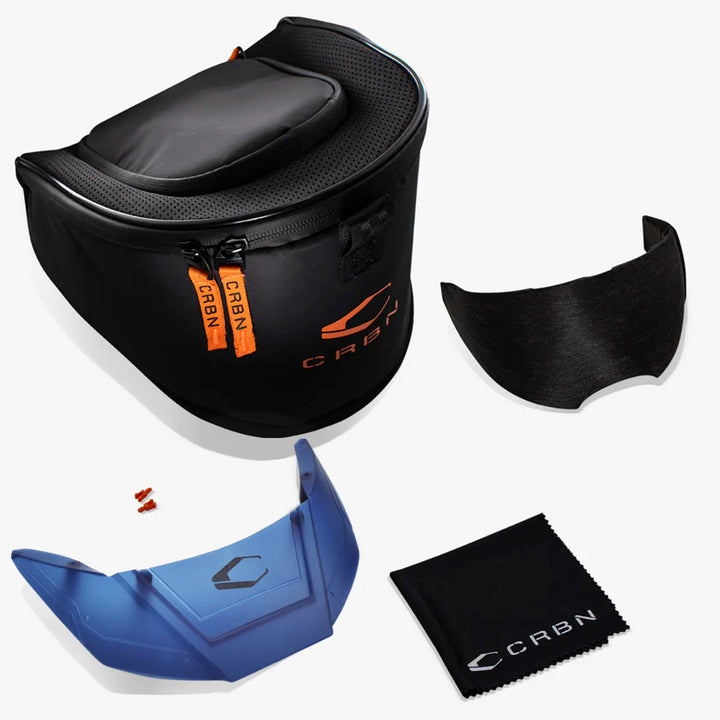 CRBN Zero Pro Paintball Goggle - Tidal, < MORE COVERAGE, alternate view 2