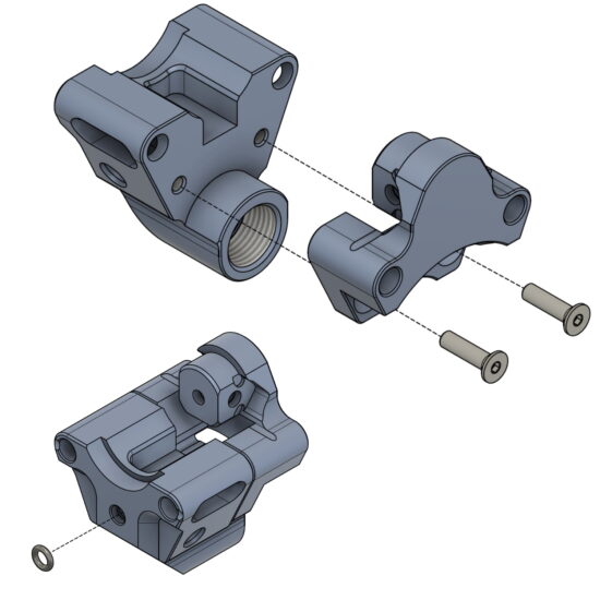 Dynamic Sports Gear Tippmann TMC Air Stock Adapter 2.0 - Drop Down PDW Ready — alternate view 10