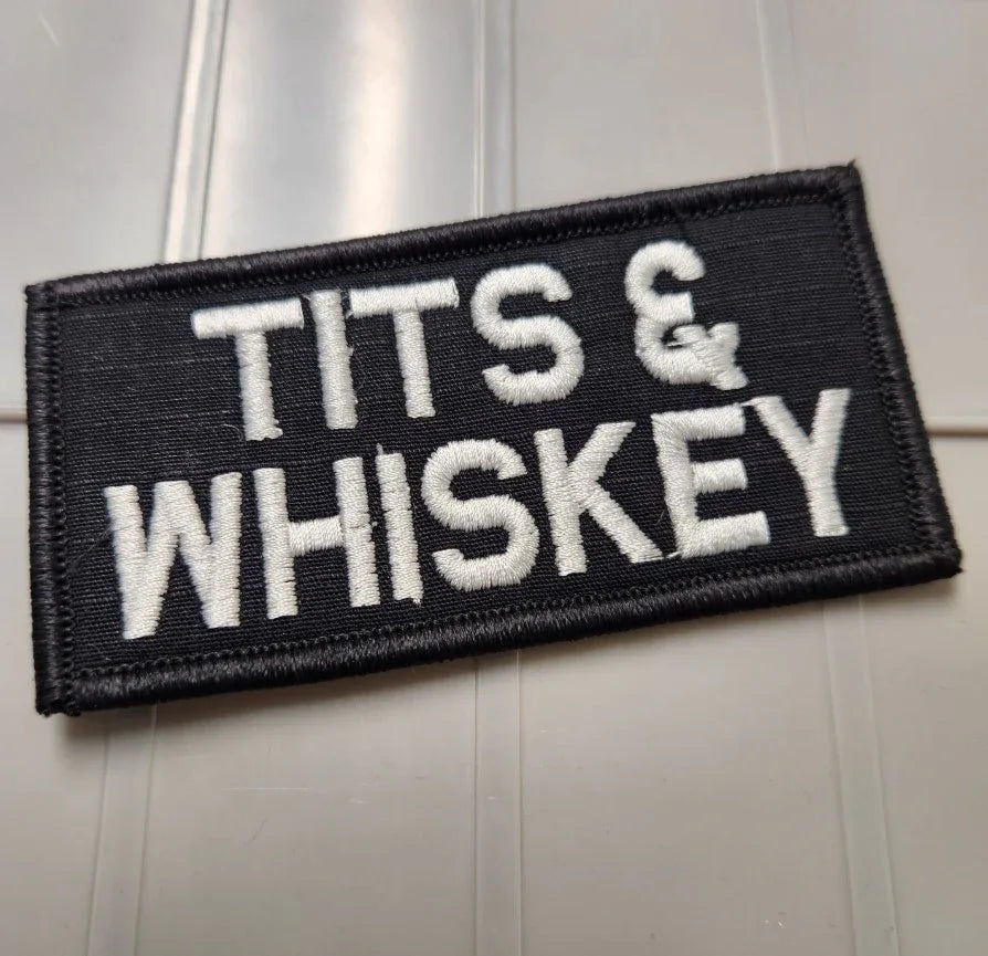 Tactical Gear Junkie Tits & Whiskey 2x4 Patch