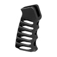 Ultralight Skeletonized Aluminum AR Pistol Grip in Black