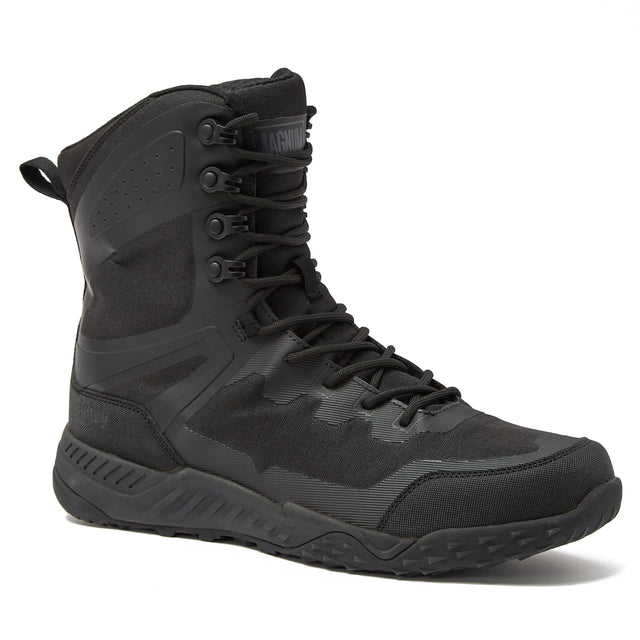 Ultima High Side Zipper Fast Boot in Black