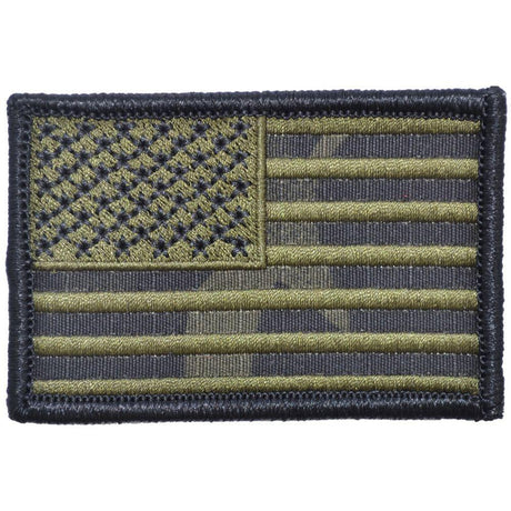 US Flag - 2x3 - Multicam Black w/ Olive Drab, Left Face (Forward)