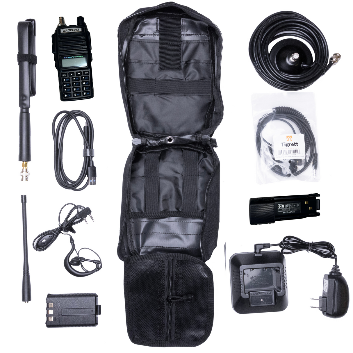 Radio Go Bag for Vehicles with UV82HP Programmed Radio - HR Tactical Innovations