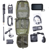 Radio Go Bag with Solar Charger and UV5R 8 watt Programmed Radio Bugout Kit - HR Tactical Innovations