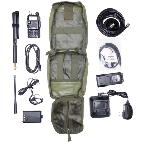 Radio Go Bag for Vehicles UV5R Programmed Radio - HR Tactical Innovations