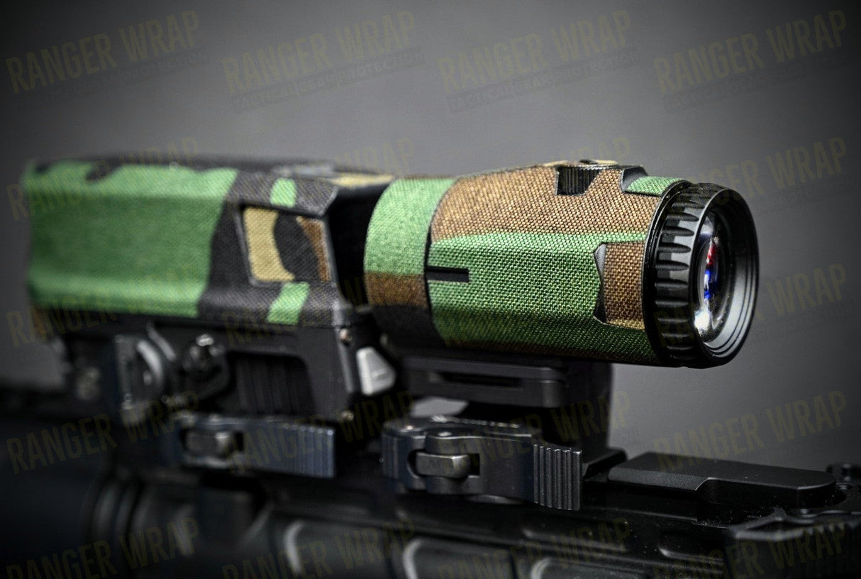 Vortex Micro 3X Magnifier - Optic Wrap in Cordura Fabric in Vietnam Tiger Stripe, alternate view 4