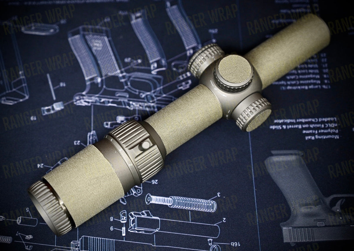 Vortex Strike Eagle 1-6 Gen 2 - Optic Wrap in Cordura Fabric in Arid Multicam, alternate view 6