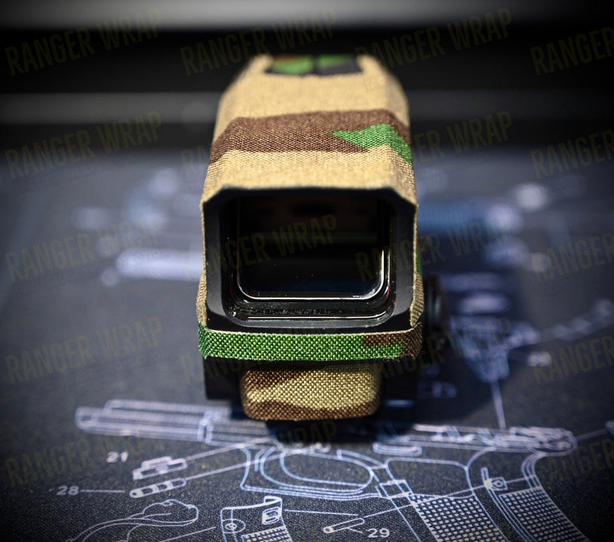 Vortex UH-I Gen 2 - Optic Wrap in Cordura Fabric in ODG (Dark Green), alternate view 12