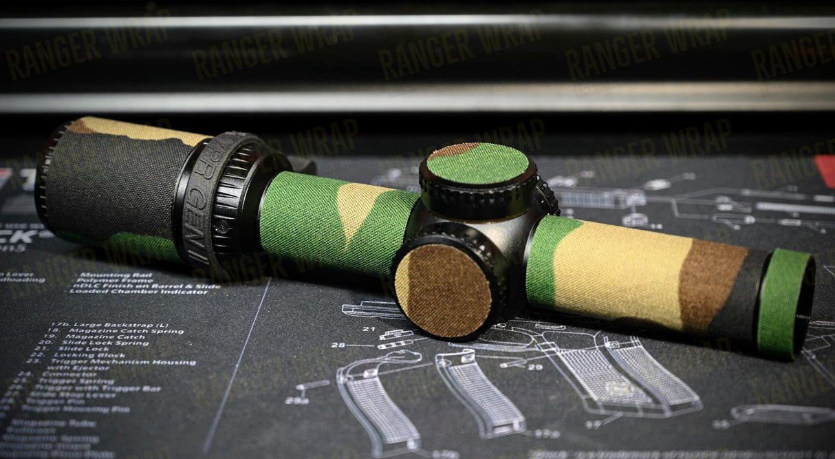 Vortex Viper PST 1-6 Gen 2 - Optic Wrap in Cordura Fabric in Vietnam Tiger Stripe, alternate view 3