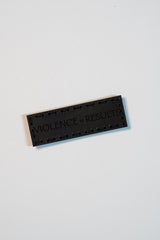 Violence=Results Leather Patch in 3x1", alternate view 7