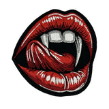 Vampirya - Vampire Lips - 3.5" Embroidered Patch, alternate view 2