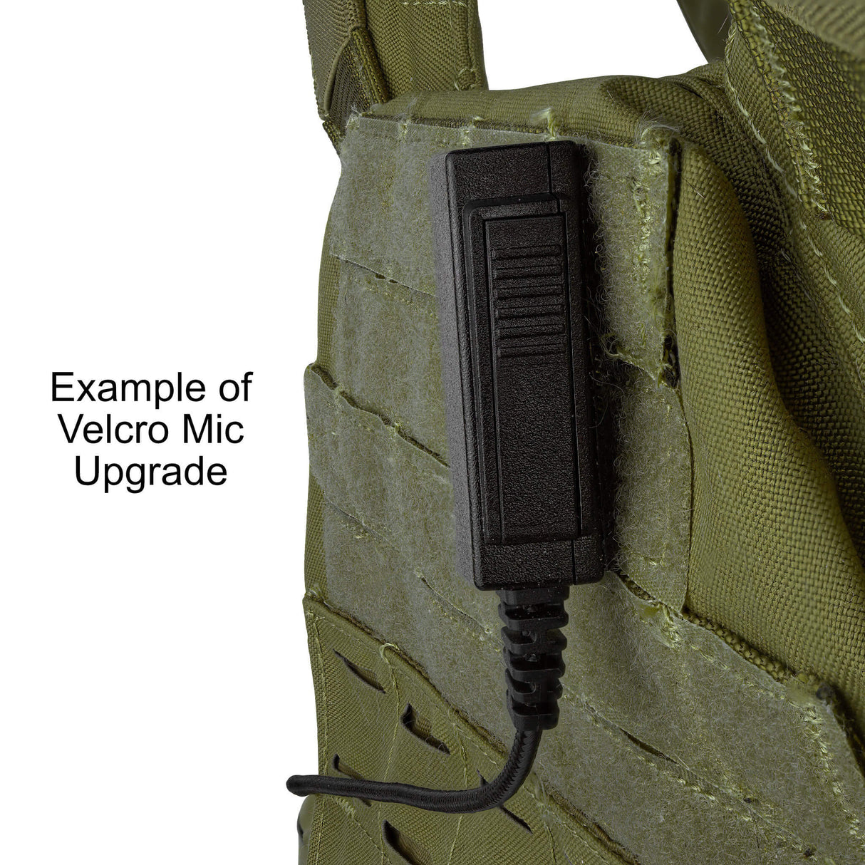 Braided Fiber Tactical Mic & Invisible Series Tubeless Earpiece Complete Kit w/ Quick Disconnect (Hirose) - All Kenwood 2 Pin TK & NEXEDGE (NX), Baofeng, BTECH, Rugged Radios, Diga-Talk, TYT, AnyTone, Alinco, Relm/BK Radio, Quansheng, Wouxon, Retevis