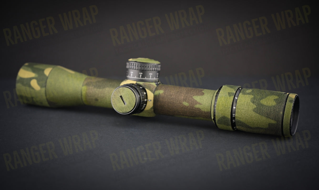 Vortex Strike Eagle 3-18x44 FFP- Optic Wrap in Cordura Fabric in Vietnam Tiger Stripe, alternate view 4