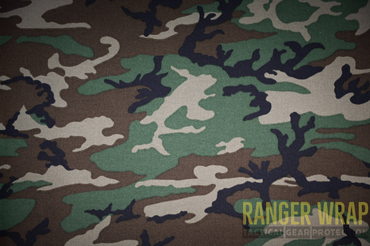 RangerWrap Sheet LARGE (L) Size (12" x 24") - Adhesive-Backed Cordura Fabric in Desert Tiger Stripe, alternate view 17