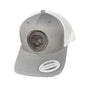 Flexfit Snapback Hat – Dark Grey / Volt Mesh(Skull Icon) — alternate view 6