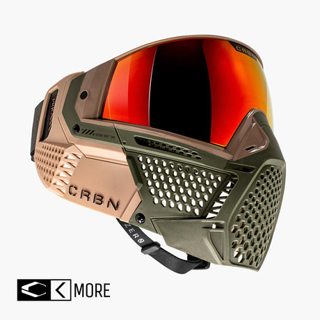 CRBN Zero Pro Paintball Goggle - Safari kit contents