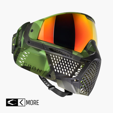CRBN ZERO GRX Limited Edition Paintball Goggles - 3 C-SPEC Lenses in Less Coverage, alternate view 2