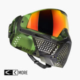 CRBN Zero GRX Paintball Goggle - ModCam Jungle kit contents