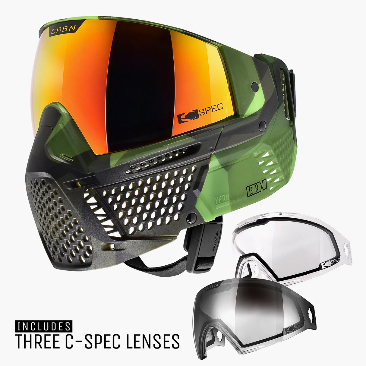 CRBN Zero GRX Paintball Goggle - ModCam Jungle
