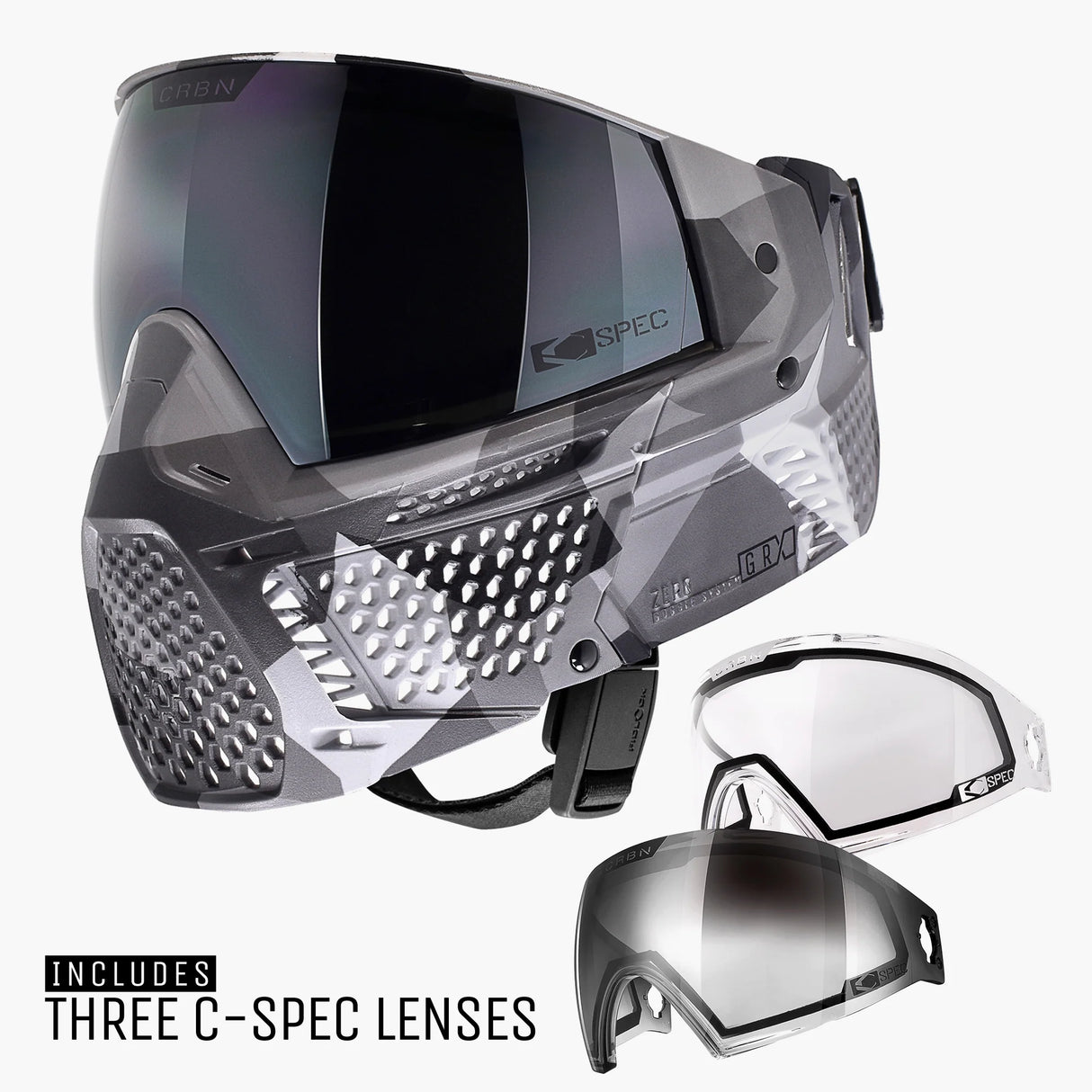 CRBN ZERO GRX Limited Edition Paintball Goggles - 3 C-SPEC Lenses, alternate view 30