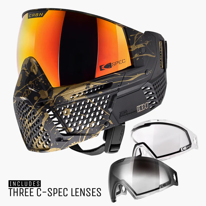 CRBN ZERO GRX Limited Edition Paintball Goggles - 3 C-SPEC Lenses, alternate view 36