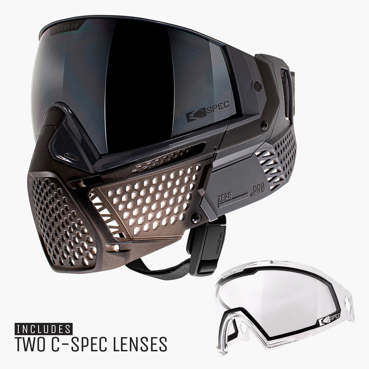CRBN ZERO PRO Series Goggle — Semi-Translucent Gray / Opaque Gray Accents