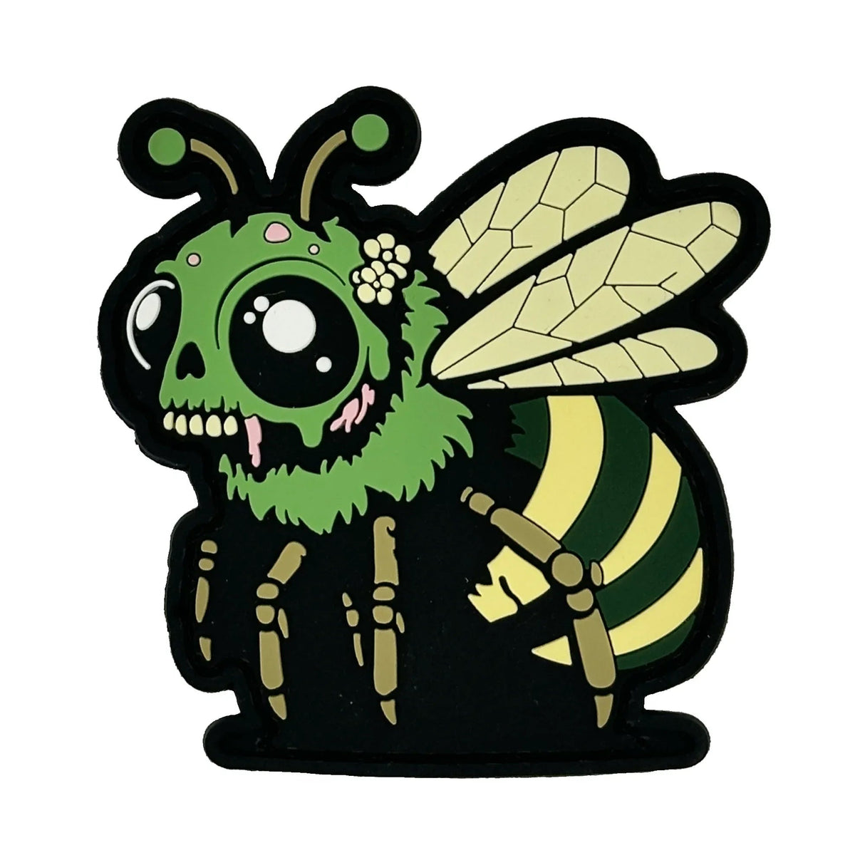 Horror Zombee - 3" PVC Patch, alternate view 2