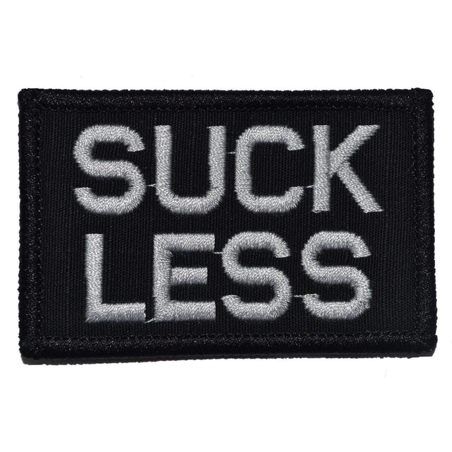 Suck Less - 2x3 Patch in Black