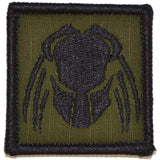 Predator Head - 2x2 Patch in Olive Drab, alternate view 5