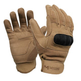 McGuire Gear Full Finger Hard Knuckle Glove in Black, alternate view 8